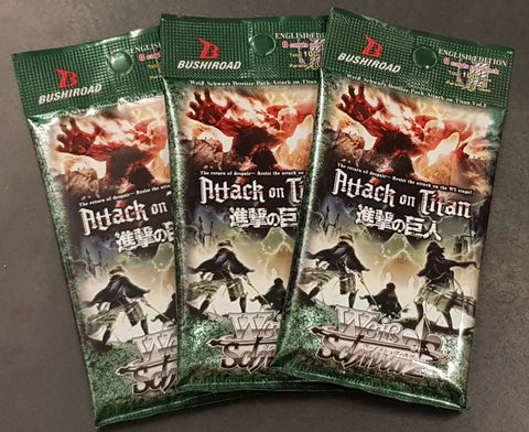 Weiss Schwarz Attack on Titan Vol.2 (English) Sealed Booster Pack