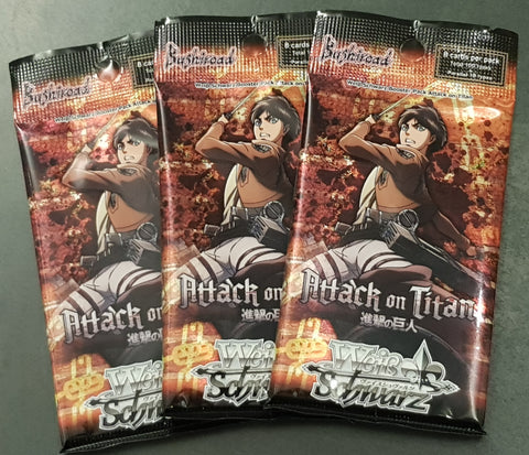 Weiss Schwarz Attack on Titan Vol.1 (English) Sealed Booster Pack