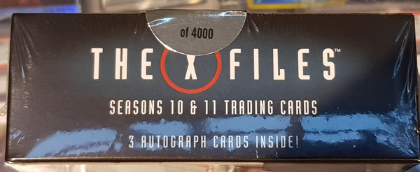 2018 Rittenhouse The X-Files Season 10 & 11 Sealed Trading Card Box (3 Autograph Cards)
