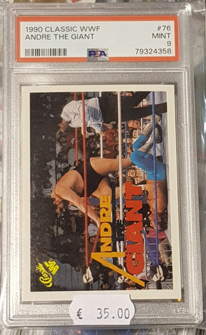 1990 Classic WWF Andre the Giant #76 PSA 9 Trading Card