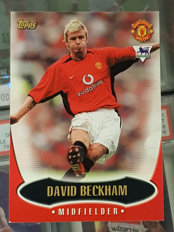 2003 Topps Premier Gold David Beckham #MU3 Trading Card