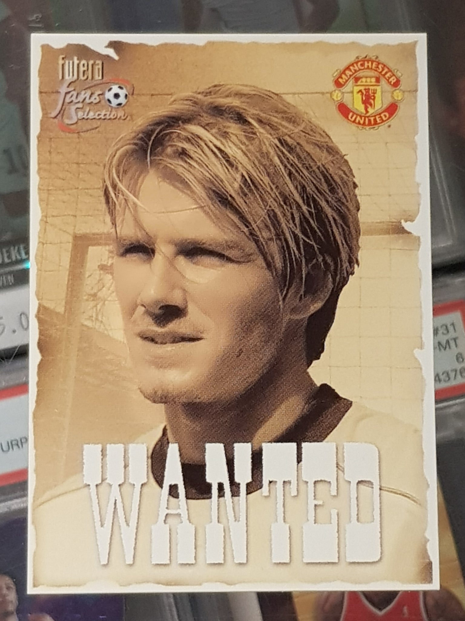 【2024新作】2000 Futera David Beckham Wanted No.196 Manchester United その他