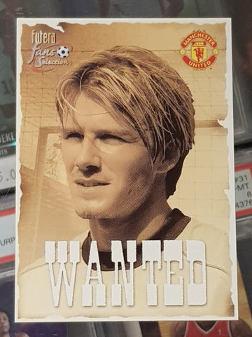 2000 Futera Fans Selection Wanted David Beckham #196 Trading Card