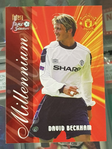 2000 Futera Fans Selection Millennium David Beckham #184 Trading Card