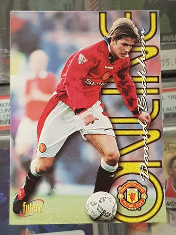 1997 Futera Manchester United David Beckham #62 Rookie Card