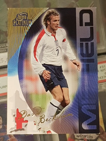 2003 Futera Platinum David Beckham #29 Trading Card