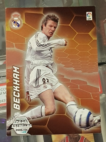 2005-06 Panini Mega Cracks La Liga Mega Estrellas David Beckham #379 Trading Card