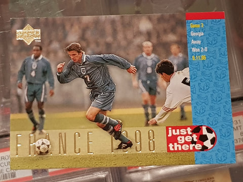 1997-98 Upper Deck England David Beckham #41 Rookie Card