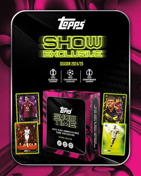 2024-25 Topps UEFA Club Competitions Showtime Card Collection - Complete (92) Trading Card Set