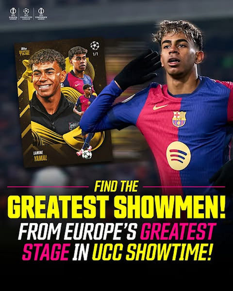 2024-25 Topps UEFA Club Competitions Showtime Card Collection - Complete (92) Trading Card Set