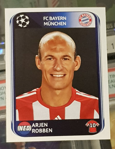 2010-11 Panini UEFA Champions League Arjen Robben #289 Sticker