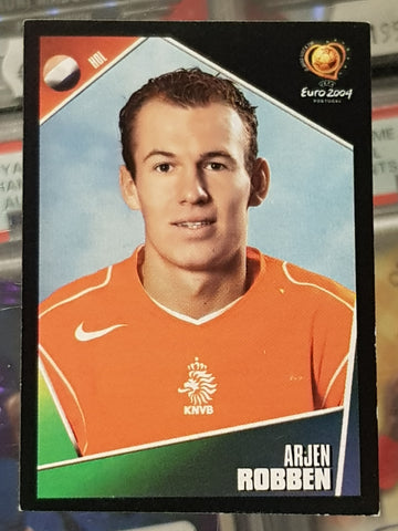 Panini UEFA Euro 2004 Portugal Arjen Robben #332 Rookie Sticker