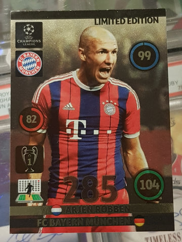 2014-15 Panini Adrenalyn Champions League Arjen Robben Limited Edition Trading Card