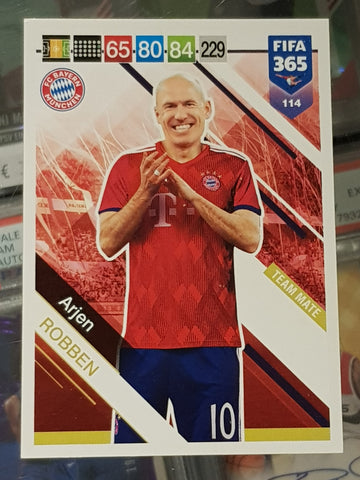 2019 Panini Adrenalyn FIFA 365 Arjen Robben #114 Trading Card