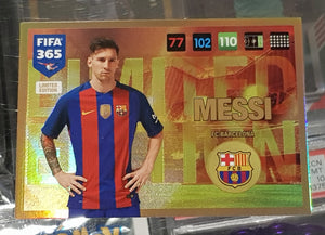 2017 Panini Adrenalyn FIFA 365 Lionel Messi Limited Edition Trading Ca – Rotterdam Comics