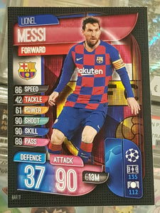 2019-20 Topps Match Attax UCL Lionel Messi #BAR11 Trading Card