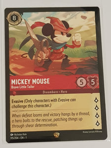mickey mouse brave little tailor lorcana card Disney Lorcana the First Chapter Mickey Mouse Brave Little Tailor #115 – Rotterdam Comics