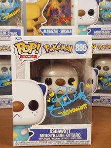 Funko Pop! Pokemon Oshawott #886 Vinyl Figure (Signed by Lisa Ortiz)