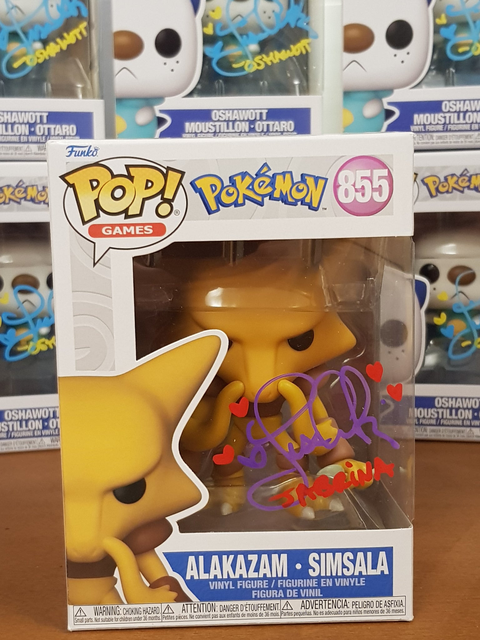 Funko Pop! Pokemon Kadabra #855 Vinyl Figure (Signed by Lisa Ortiz)