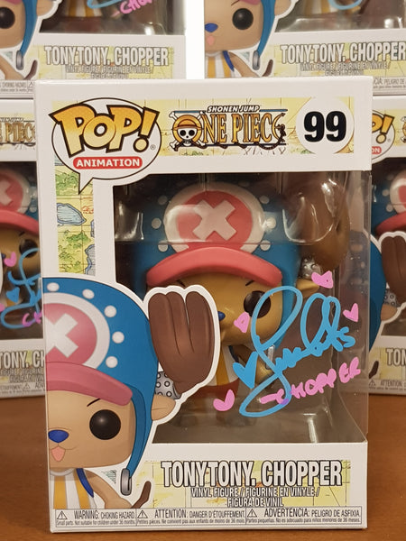 Funko Pop! One Piece Tony-Tony Chopper #99 Vinyl Figure (Signed by Lisa Ortiz)