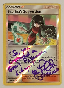 Pokemon Sun and Moon Team-Up Sabrina's Suggestion #154/181 Reverse Hol Rotterdam Comics Pokemon Sun and Moon Team-Up Sabrina's Suggestion #154/181 Reverse Hol Rotterdam Comics