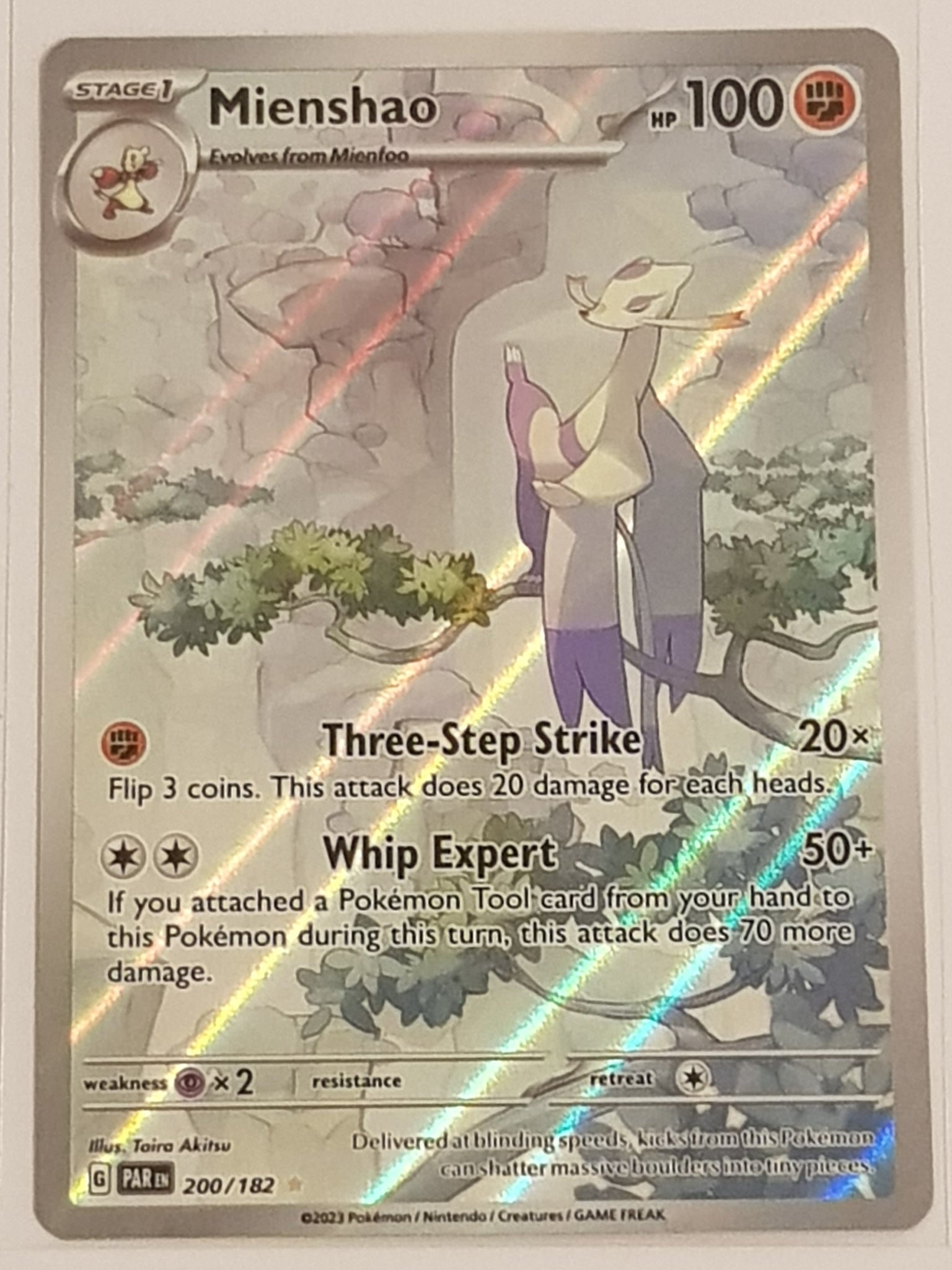 Pokemon Scarlet and Violet Paradox Rift Mienshao #200/182 Illustration Rotterdam Comics Pokemon Scarlet and Violet Paradox Rift Mienshao #200/182 Illustration Rotterdam Comics