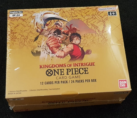 One Piece Card Game OP-04 Kingdoms of Intrigue Sealed Booster Box