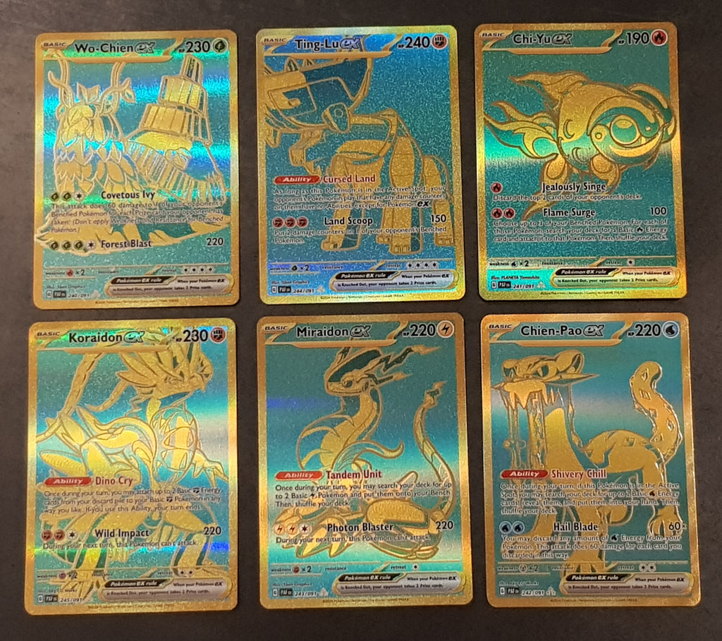 scarlet and violet paldean fates rare cards Pokemon Scarlet and Violet Paldean Fates Ex #240-245/091 Secret Hyper – Rotterdam Comics