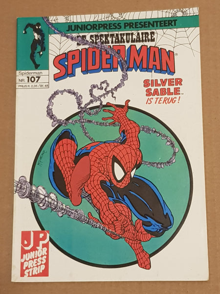 Spektakulaire Spiderman #107 FN/VF (1988 Dutch release of Amazing Spider-Man #300)