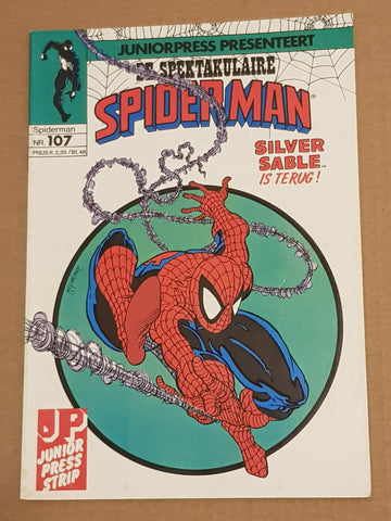 Spektakulaire Spiderman #107 FN/VF (1988 Dutch release of Amazing Spider-Man #300)