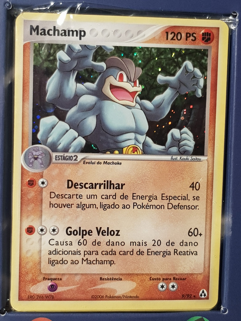 Pokemon Ex Legend Maker / Ex Origem das Lendas MACHAMP Portuguese Seal Rotterdam Comics Pokemon Ex Legend Maker / Ex Origem das Lendas MACHAMP Portuguese Seal Rotterdam Comics