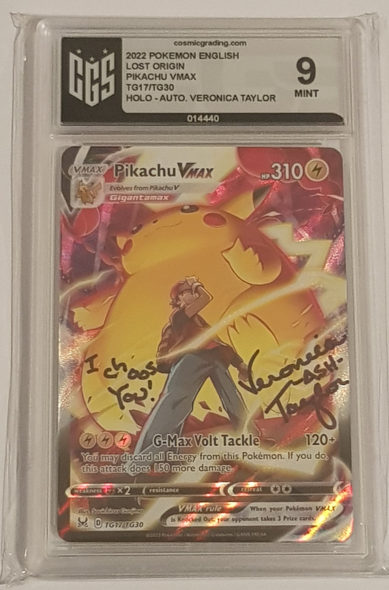 pokemon card pikachu vmax gold Pokemon Sword and Shield Lost Origin Pikachu Vmax #TG17/TG30 Trainer G – Rotterdam Comics