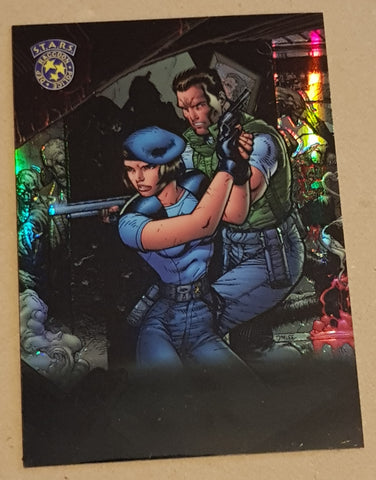 Resident Evil 2 Chromium Jim Lee #SP1 Holochrome Trading Card Insert