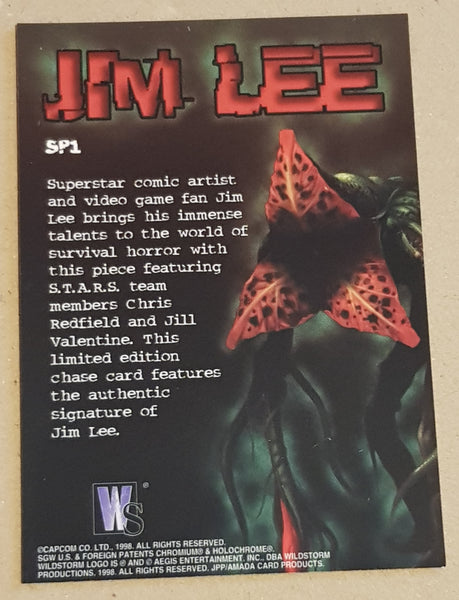 Resident Evil 2 Chromium Jim Lee #SP1 Holochrome Trading Card Insert