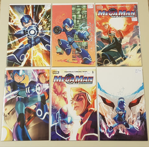 Megaman Fully Charged #1-6 NM Complete Set