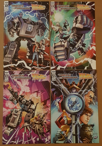 Transformers Back to the Future #1-4 VF/NM Complete Set