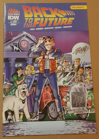 Back to the Future #3 VF Archie Month Subscription Variant