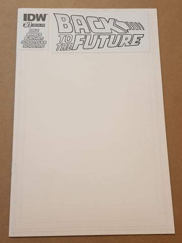 Back to the Future #1 NM+ Blank Sketch Variant