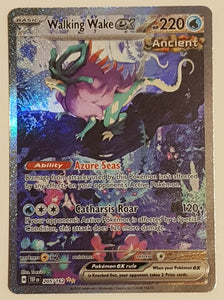 Pokemon Scarlet and Violet Temporal Forces Walking Wake Ex #205/162 Special Illustration Rare Holo Trading Card