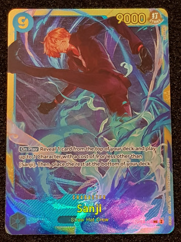 One Piece Card Game OP-06 Wings of the Captain Sanji #OP06-119 SEC Alt Art Foil Trading Card