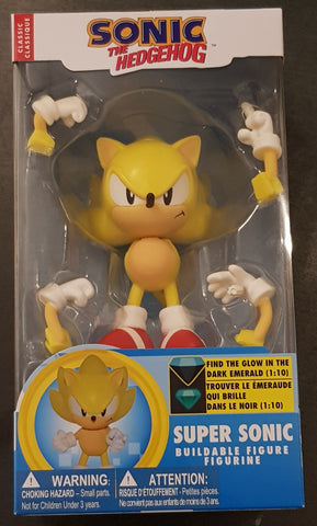 Sonic the Hedgehog Wave 2 Super Sonic Buildable Figure (Classic vers.)
