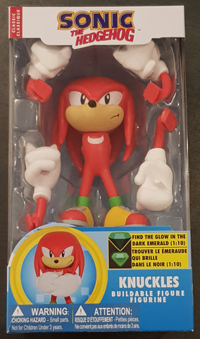Sonic the Hedgehog Wave 2 Knuckles Buildable Figure (Classic vers.)