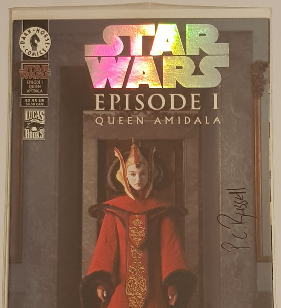 Star Wars Episode I Queen Amidala #1 NM- Dynamic Forces Exclusive Holofoil Editon Signed Variant