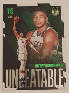 2023-24 Panini NBA Top Class Autographs Giannis Antetokounmpo Unbeatable #263 Trading Card