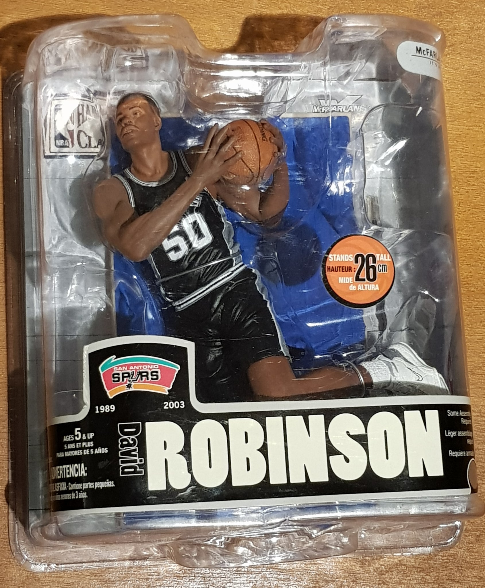 McFarlane's Sports Picks NBA Legends Series 3 Hardwood Classics David Robinson Action Figure