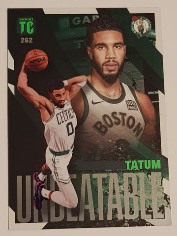 2023-24 Panini NBA Top Class Autographs Jason Tatum Unbeatable #262 Trading Card