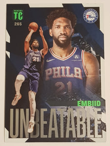 2023-24 Panini NBA Top Class Autographs Joel Embiid Unbeatable #265 Trading Card