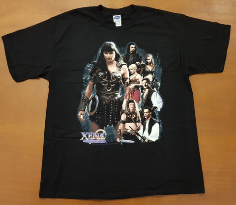 1996 Xena Warrior Princess T-shirt XL Black (Vtg)