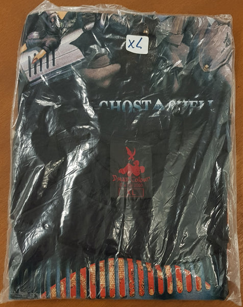 2000 Ghost in the Shell Major Kusanagi Masamune Shirow Dreams Colours T-shirt XL Black (Vtg)