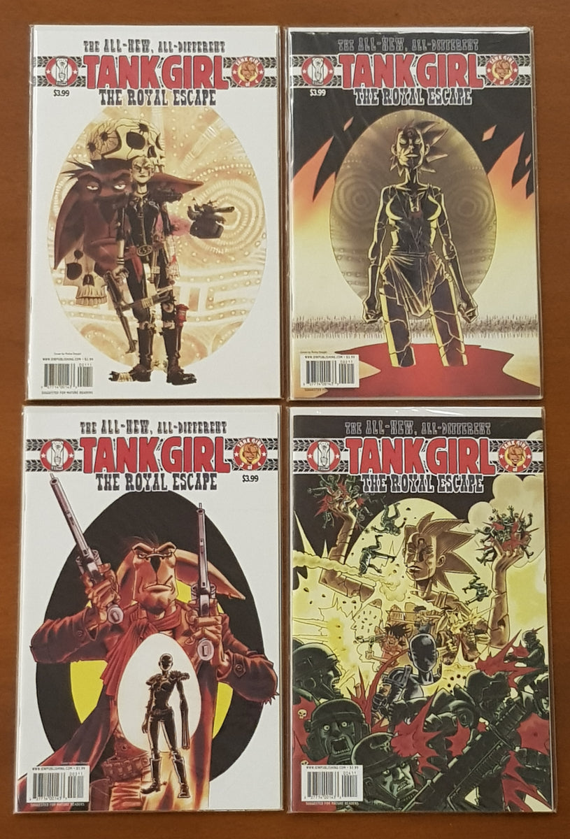 Tank Girl The Royal Escape 1 4 Nm Complete Set Rotterdam Comics